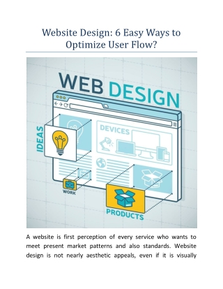 Website design 6 easy ways to optimize user flow