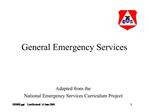General Emergency Services