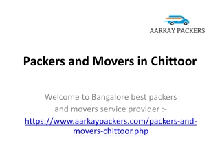 Aarkay Packers and Movers in Chittoor