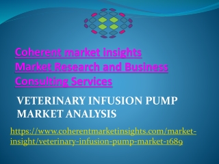 Veterinary infusion pump market analysis