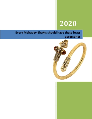 Every Mahadev Bhakts should have these brass accessories