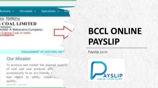 BCCL Employee Pay slip 2020-2021|BCCL Employees Details