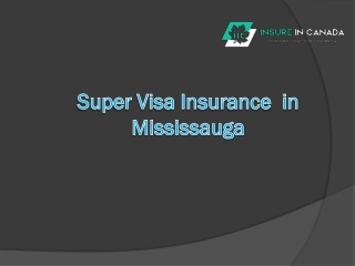 Super Visa Insurance in Ontario