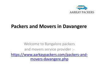 Packers and Movers Davangere