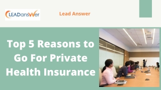 Private Health Insurance Leads