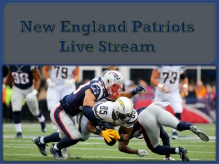 New England Patriots Live Stream