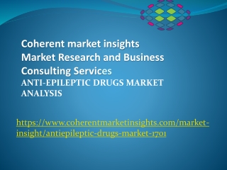 Anti-epileptic Drugs Market Analysis