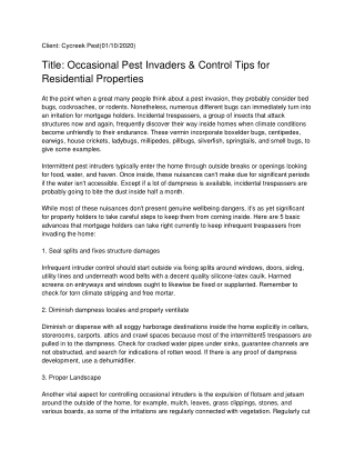 Pest Control Katy Tx | Pest exterminators Katy Tx