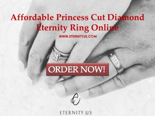 Affordable Princess Cut Diamond Eternity Ring Online - www.eternityus.com