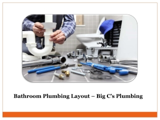 Tips for Planning a Bathroom Plumbing Layout