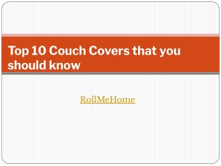 Best Couch Covers