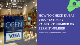 How to Check Dubai Visa Status by Passport Number or Permit Number