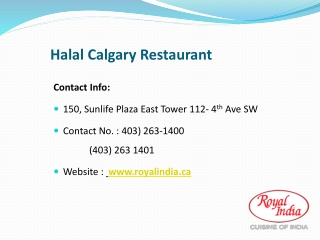 Halal Calgary Restaurants