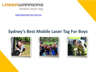 Sydney’s Best Mobile Laser Tag For Boys