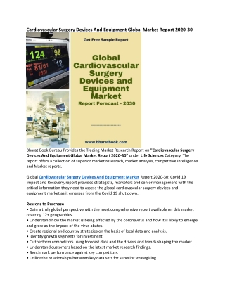 Global Cardiovascular Surgery Devices & Equipment Market Research Report Forecast 2030