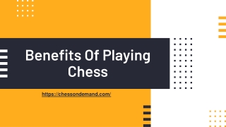 Benefits Of Playing Chess