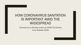 Coronavirus Prevent Services St. Petersburg FL