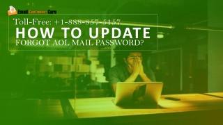 How to Update Forgot AOL Password?