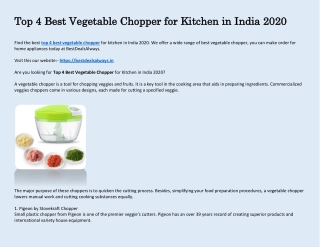 Vegetable chopper for kitchen 2020