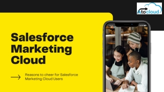 6 Reasons to cheer for Salesforce Marketing Cloud Users