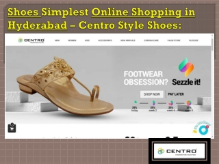 Shoes Simplest Online Shopping in Hyderabad – Centro Style Shoes: