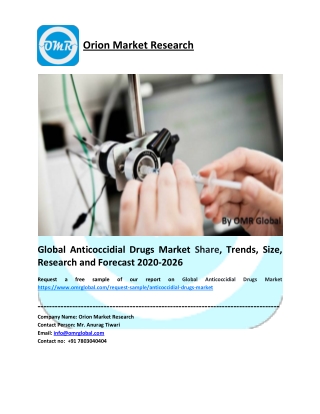 Global Anticoccidial Drugs Market Size, Share, Trends & Forecast 2020-2026