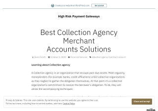 Best Collection Agency Merchant Accounts Solutions