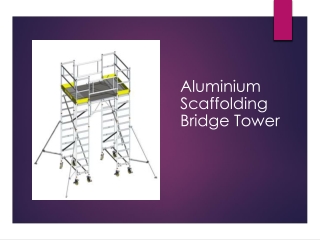 Aluminium Scaffolding Bridge Tower