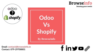 Odoo and shopify: What to Select and Why