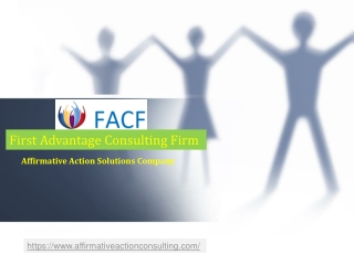 First Advantage Consulting Firm