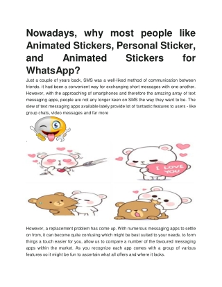 Sticker Maker For Whatsapp | Stickercommunity.com