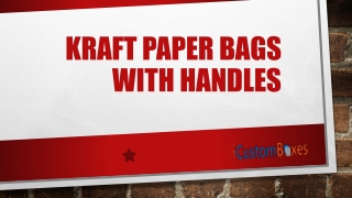 Amazing kraft paper bags with handles for sale in USA