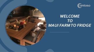 Private Dining Maui