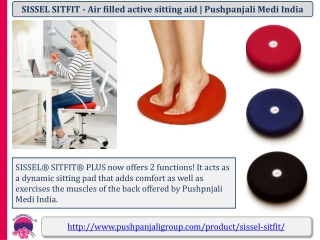 SISSEL SITFIT - Air filled active sitting aid | Pushpanjali medi India