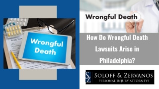 How Do Wrongful Death Lawsuits Arise in Philadelphia?