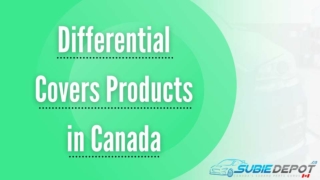 Differential Covers and Other Related Products in Canada