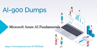 Azure AI Fundamentals AI-900 Dumps