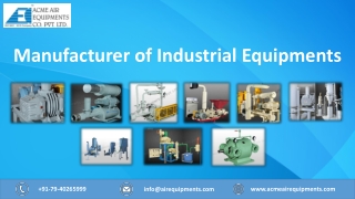 Manufacturer of Industrial Equipment