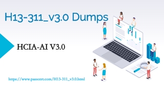 HCIA-AI V3.0 H13-311_v3.0 Dumps