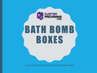 Bath Bomb Boxes