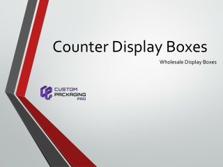 Counter Display Boxes