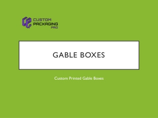 Large Gable Boxes Wholesale