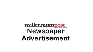 Millennium Post Classified & Display Advertisement Online Booking for Newspaper