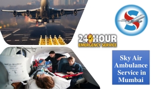 Book Air Ambulance from Mumbai with Emergency Medical Tools