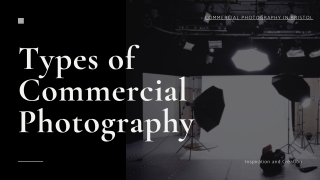 Types of Commercial Photography | Gratefulpony