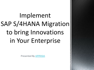 What Innovations does SAP S/4HANA Migration Bring in Your Enterprise?