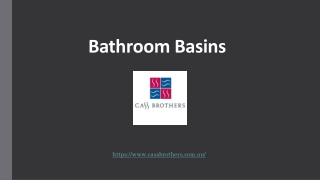 Bathroom Basins