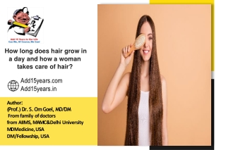  How long does hair grow in a day and how a woman takes care of hair?