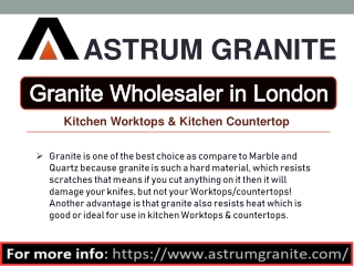 Granite wholesaler in London
