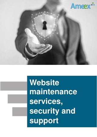 Website maintenance services